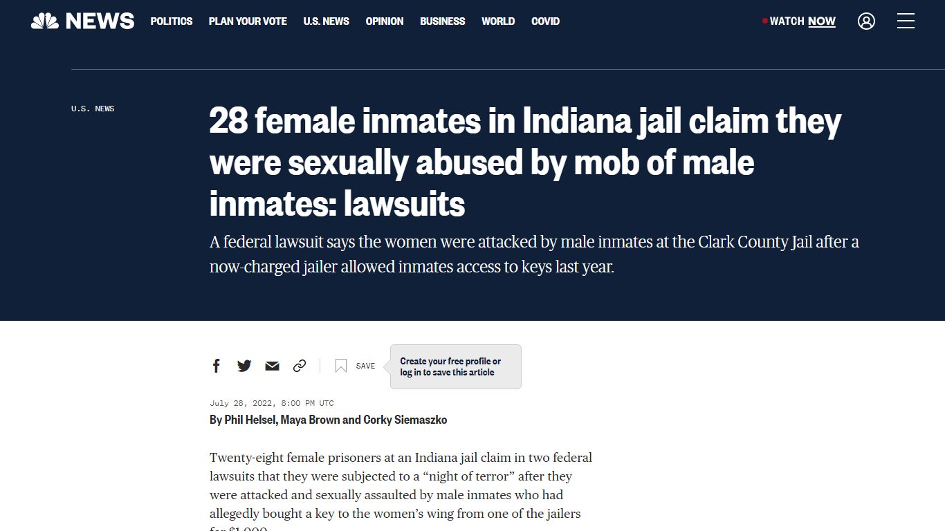 28 female inmates in Indiana jail claim they were sexually abused by ...